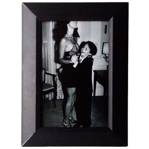 VINTAGE Funny Bad boy staring at woman hilarious RETRO Framed Photo trendy art